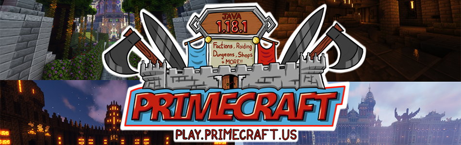 PrimeCraft: A MineCraft Factions PvP Server!